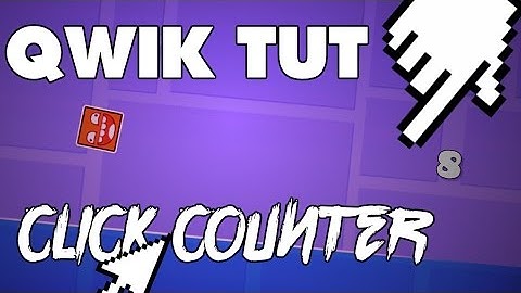 Easiest 2-Trigger Click Counter! // Geometry Dash 2.1 Qwik Tutorial