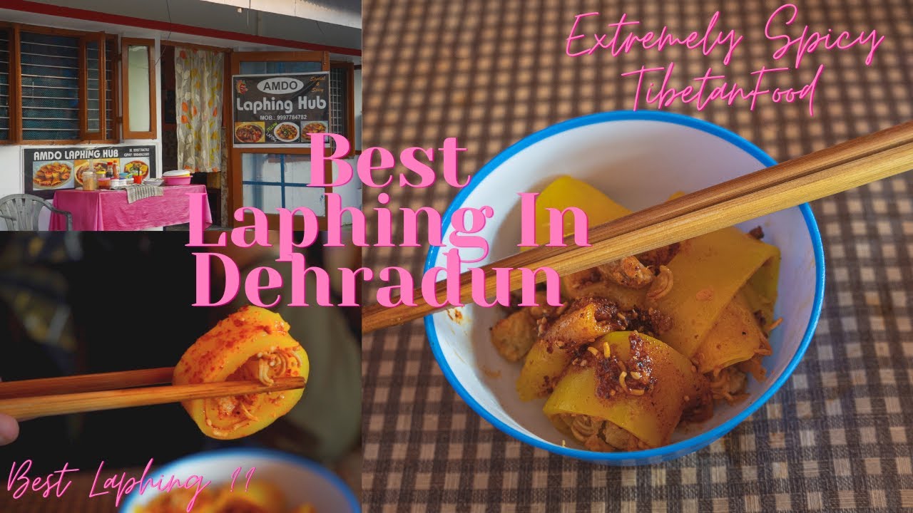 Unique Yellow Laphing in Dehradun Street Food Tibetan Food Very