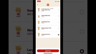 Life Hack Using The Burger King App: A Large Fry Is Still Free! screenshot 1