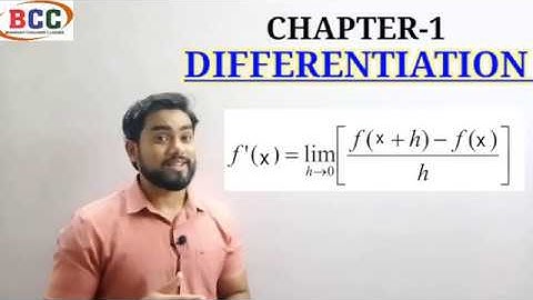 MATHEMATICS PAPER -2 || CLASS 12 || CHAPTER 1 || DIFFERENTIATION || VIDEO -1