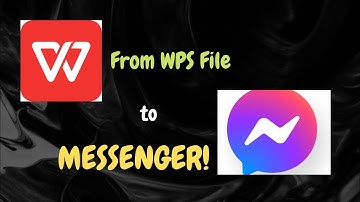 Vlog #18: HOW TO SEND WPS FILE THROUGH MESSENGER (ANDROID PHONE)