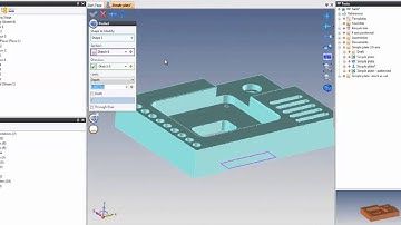 Modify the start face of a boss or a pocket in TopSolid 7