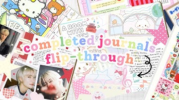 a flip-through of my COMPLETED digital journals ꩜.ᐟ★ (2024) 🥝