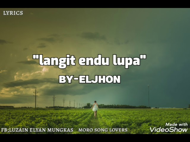 LANGIT ENDU LUPA BY ELJHON class=