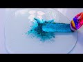 Mixing pigment into slime duochrome satisfying slime asmr compilation