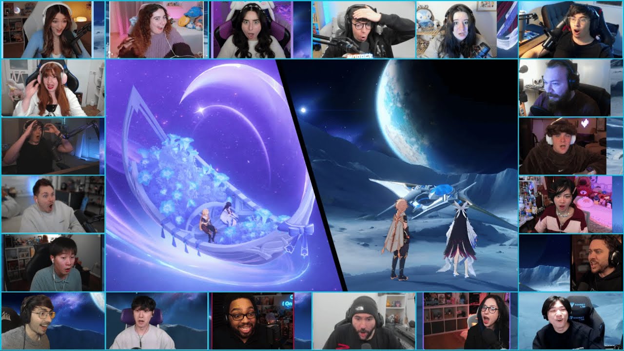 Columbina Takes Traveler to the Moon (Dialogue) | Genshin Impact 6.3 Luna IV Reaction Mashup