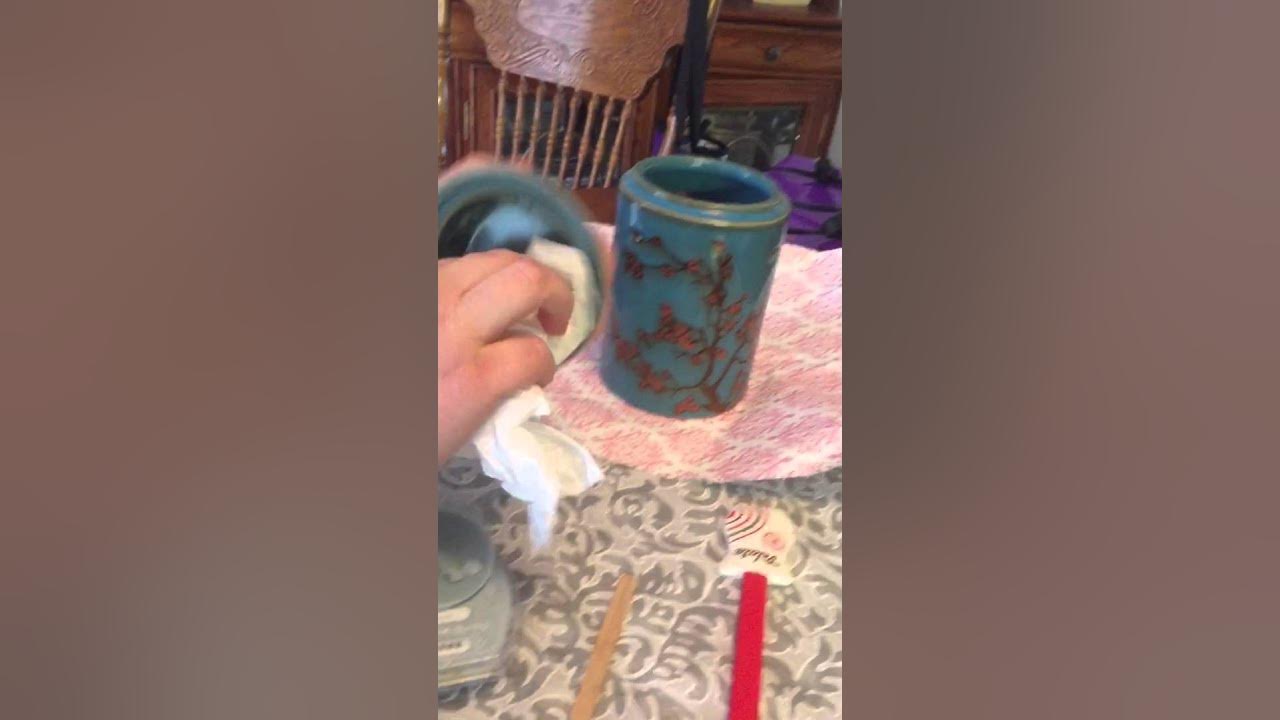 How to Change Scentsy Wax Hardened Wax YouTube