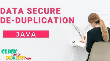 JAVA Cloud Computing - DATA SECURE DE-DUPLICATION & RECOVERT  PUBLIC KEY ENCRYPTION - ClickMyProject