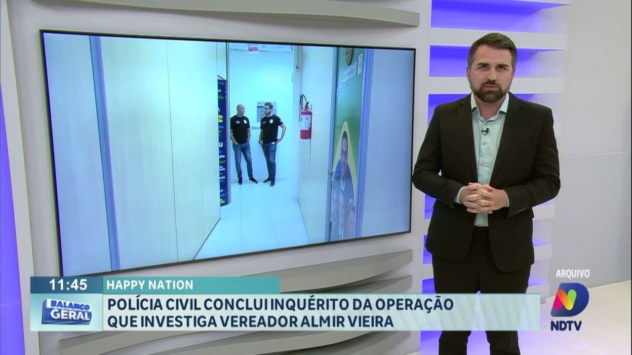 Polícia Civil conclui inquérito da operação que investiga vereador Almir Vieira