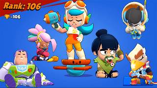 All Brawlers & All Skins Losing Animations | Wendy, Nori in Brawl Stars