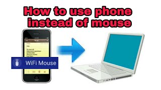 How use mobile instead of mouse and keyboard | wifi mouse app | screenshot 2