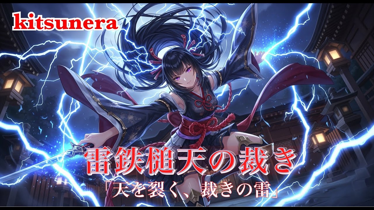 雷鉄槌天の裁き/Heaven’s Judgment: Thunder Iron Hammer【kitsunera Japanese Metal】