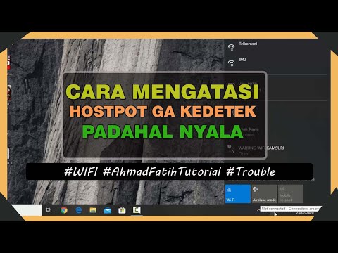 WifiHotspot tidak Terdeteksi di laptop, Padahal udah dinyalain by AF tutorial