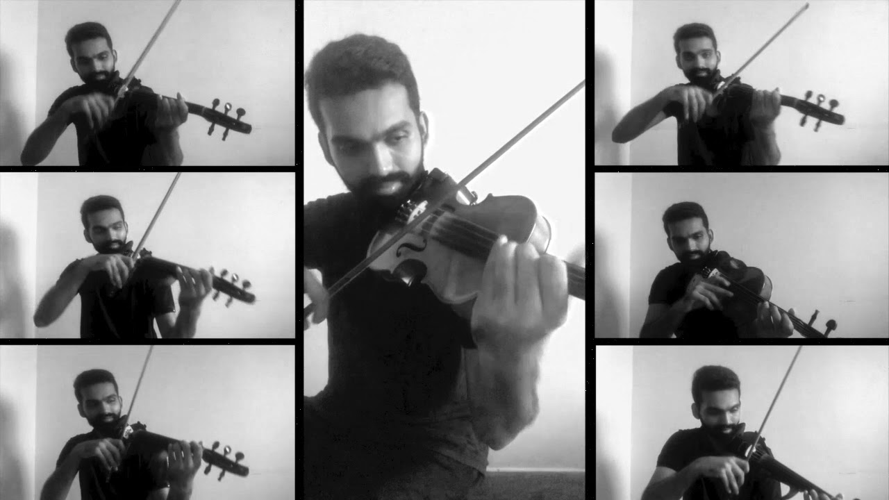  Kanmani Anbodu  Strings over by Manoj Kumar   Violinist