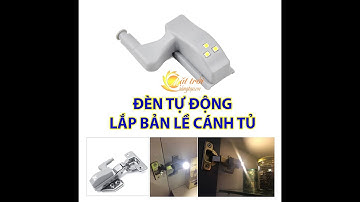 Đèn gắn bản lề cánh tủ