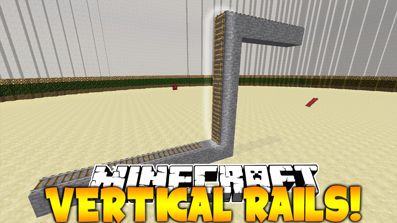 Vertical Rails on Minecraft! (Plugin)