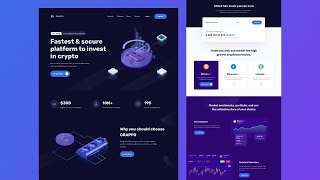 Build A Cryptocurrency Website Design Using React JS And Tailwind CSS