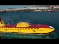 See Inside A Real Yellow Submarine(Tenerife).Watch It Dive Under Water...