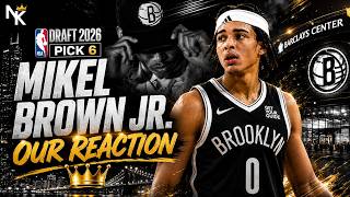 BROOKLYN'S FRANCHISE PG: Live Reaction to Mikel Brown Jr. getting Drafted.