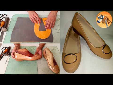 How to Make Ballerina Shoes with Simple Tools | Handmade Beautiful Ballerina Shoe Making