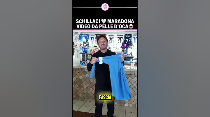 Quando Totó SCHILLACI ricordava Diego Armando MARADONA 🤍 | Video da PELLE D’OCA 🥹 | #shorts