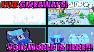 LIVE  *VOID WORLD* UPDATE 11 IS HERE IN PET SIMULATOR 99!! TRADING & GIVEAWAYS!! (Roblox)