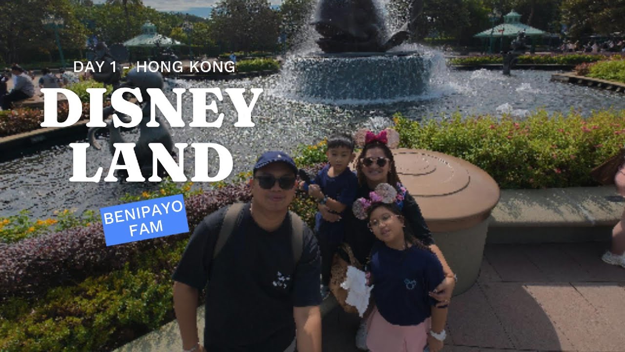 HONGKONG DAY 1 - DISNEYLAND | CEDIE VLOG 101