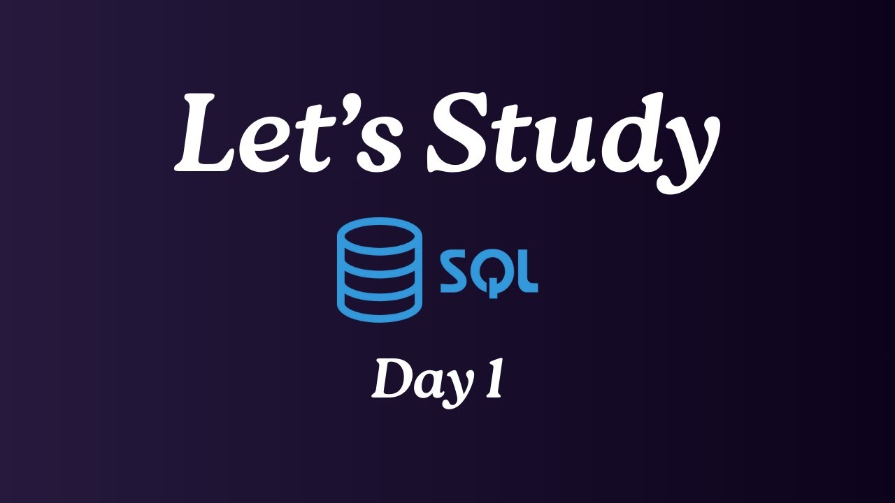 Let's Study Day 1 : Learning SQL from SQLBolt (Part 4) - YouTube