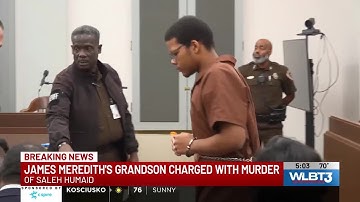 Grandson of James Meredith charged with murder