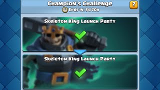 Skeleton King best deck in clash royale - Skeleton King Launch Party
