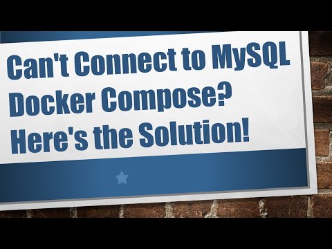 Can't Connect to MySQL Docker Compose? Here's the Solution!