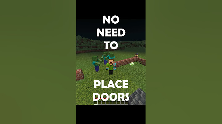 NO NEED TO PLACE DOORS - STOP MOBS WITHOUT DOORS - MINECRAFT HACKS, TIPS AND TRICKS - MINECRAFT 1.17
