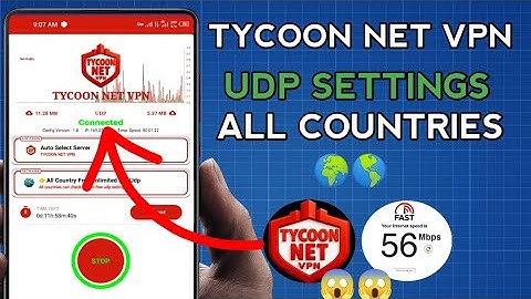 How To Setup Tycoon Net VPN with all Country UDP Settings For Secure Browsing 