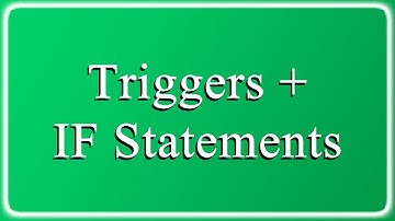 Triggers + IF Statements (E03) - Beginner Lua Tutorials for Core