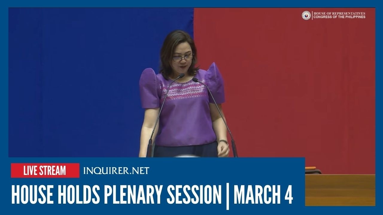 LIVE: House holds plenary session | March 4