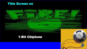 Fire! [MS DOS] Title Screen on IBM PC Speaker