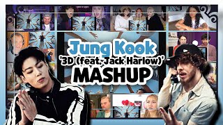 Jung Kook "3D (feat. Jack Harlow)" Reaction Mashup