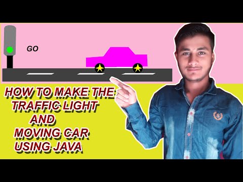How to make a Traffic Light and Moving Car Using Java from Beginner to Advanced in hindi