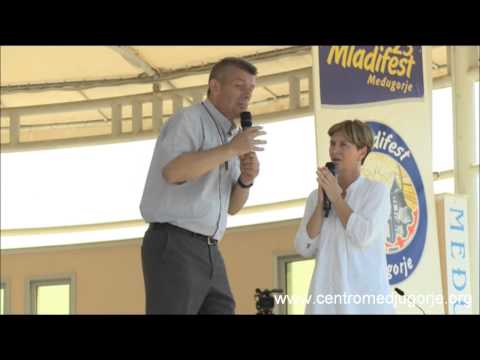 Testimonio Ivan Filipovic durante el Festival de la Juventud 2012 en Medjugorje