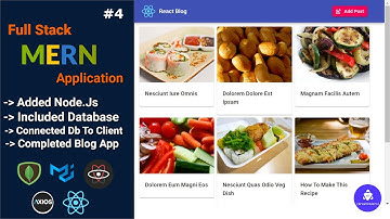 Full Stack MERN Project - Build A Blog App | React , Node, Express, MongoDB [Part 4/4] | Greatcoders
