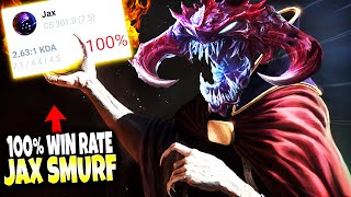 A 100% Win Rate Jax Smurf Main Met My Chogod In High Elo Series