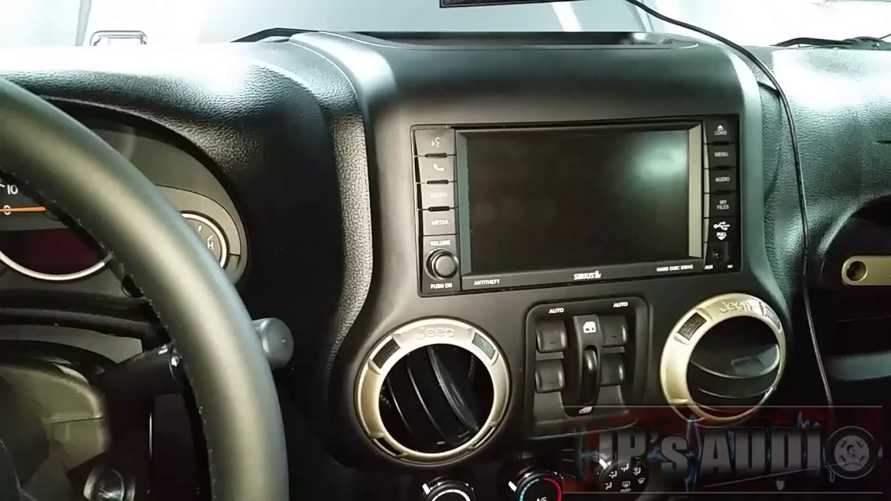 2017 jeep wrangler radio removal tutorial - YouTube