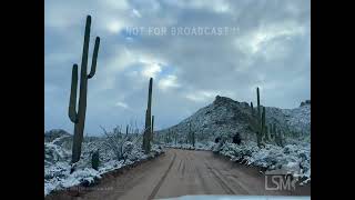 03-02-2023 Tuscon, AZ - Snow at Desert Elevations!