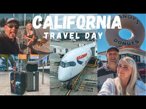 Pre Travel & California Travel Day - LHR to LAX | Randy's Donuts & Target Shopping