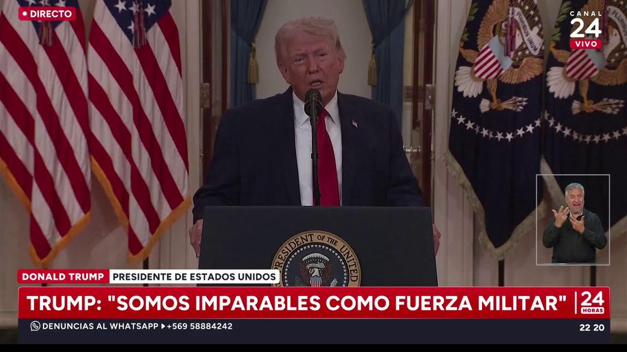 ÚLTIMO MINUTO | Trump actualiza situación de la guerra en Irán