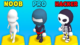 NOOB vs PRO vs HACKER - Do Not Fall .io screenshot 1