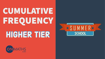 Cumulative Frequency And Box Plots - Exam Walkthrough - GCSE Maths - Summer School - Onmaths
