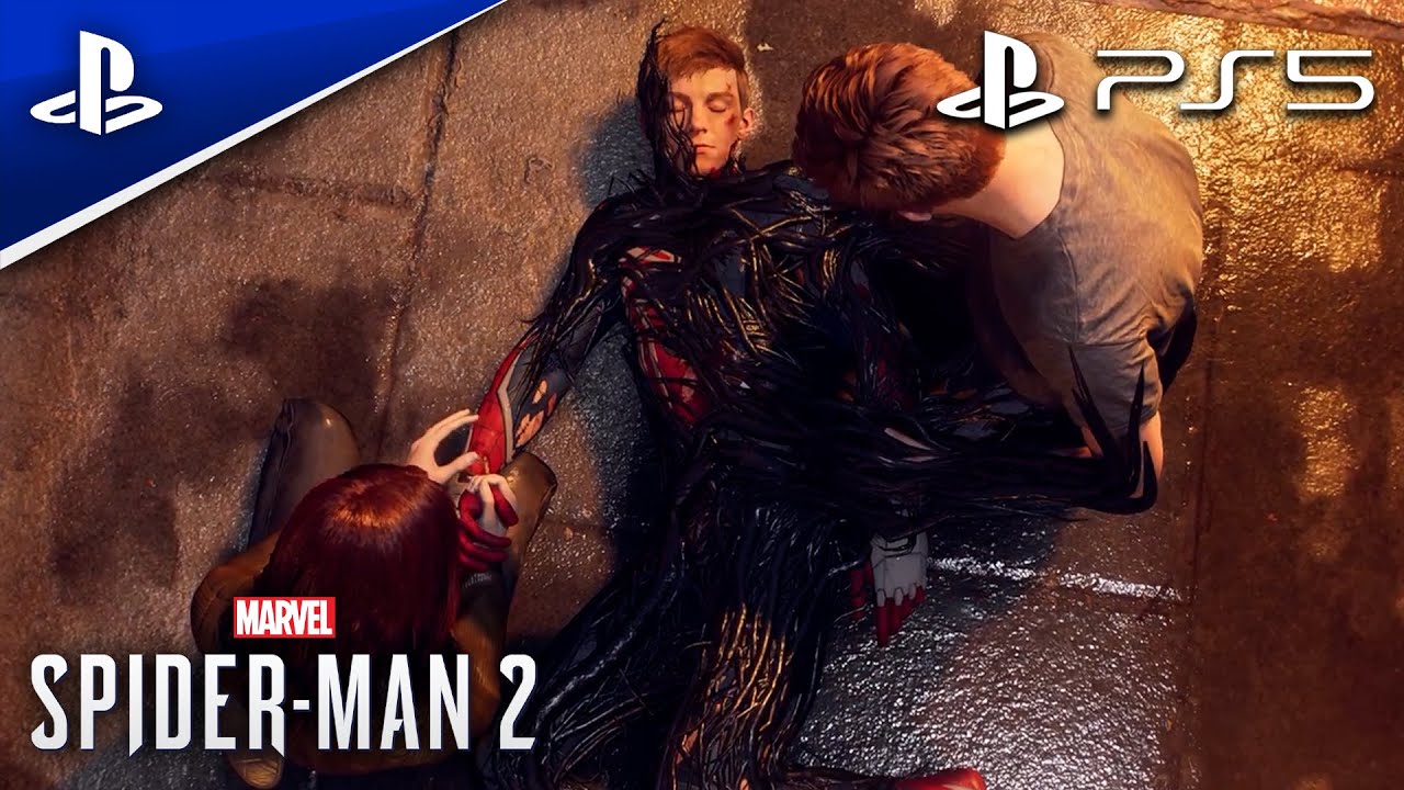 PETER DIES & VENOM REVIVES HIM | SPIDER-MAN DEATH SCENE | VENOM SUIT ...