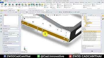 ZW3D (CAD) : การใส่ชิ้นส่วนมาตรฐานกับรู แบบอัตโนมัติ