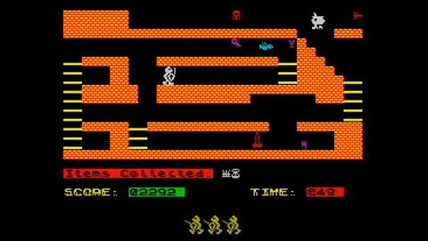 Sir Lancelot (1984 / 128k AY Music Version) Walkthrough, ZX Spectrum